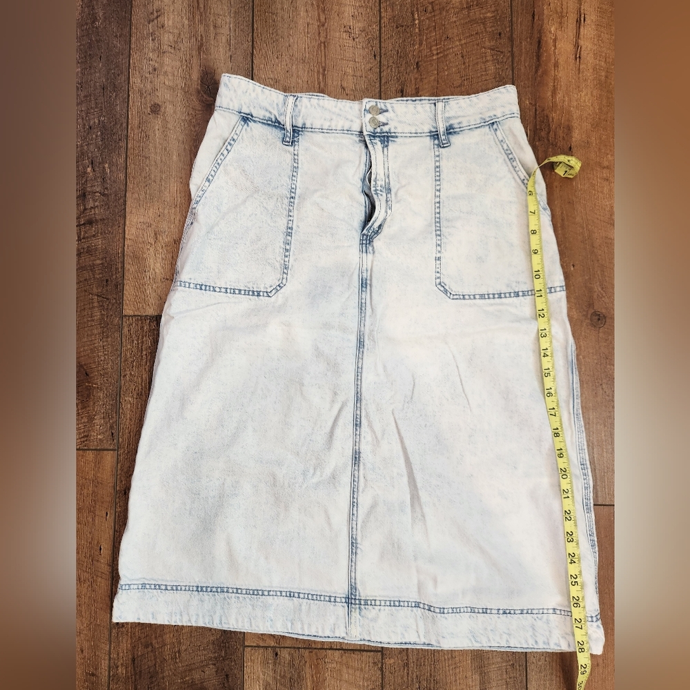 GAP Denim Midi Skirt Size 12